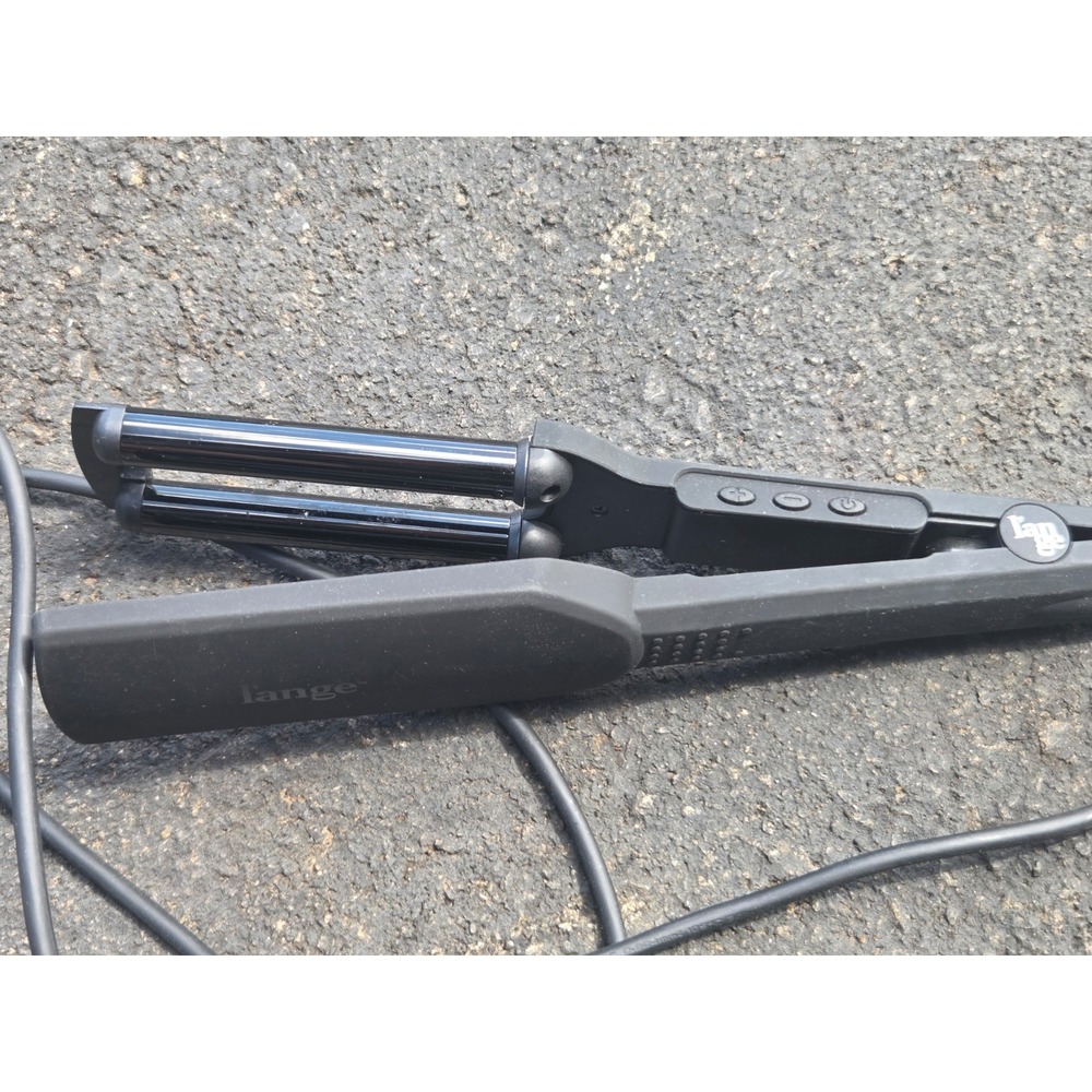 Lange Le Waver 3 Barrel Waving Iron Titanium Lange Black Model HT020A